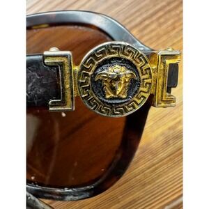Versace 4262 Tortoise Medusa Polarized Sunglasses 108/T5 57-17 135 Brown Lenses